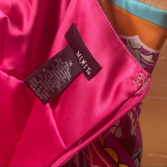 Boho Hippie - Fully Lined Paisley - Size 14 Dress - Picture 11 of 16